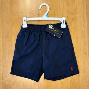 Polo Ralph Lauren Navy Blue Kids’ Polo Shorts